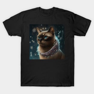 Burmese In Snow T-Shirt